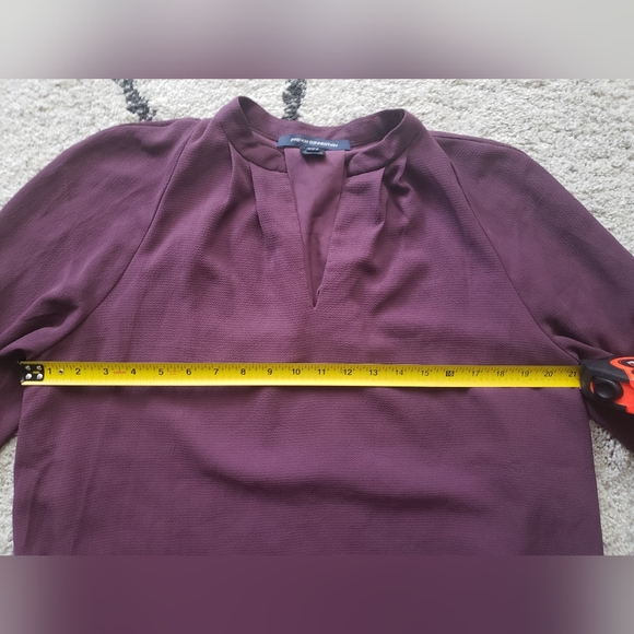French Connection plum/grape color dress size US Small - Picture 3 of 7